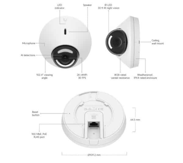 Ubiquiti UniFi Protect G5 Dome - Image 2